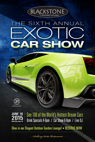 Illustration for article titled Exotic Car Show June 18 in Melville, NY